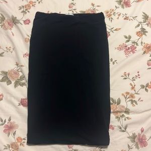 H&M Knit Pencil Midi Skirt